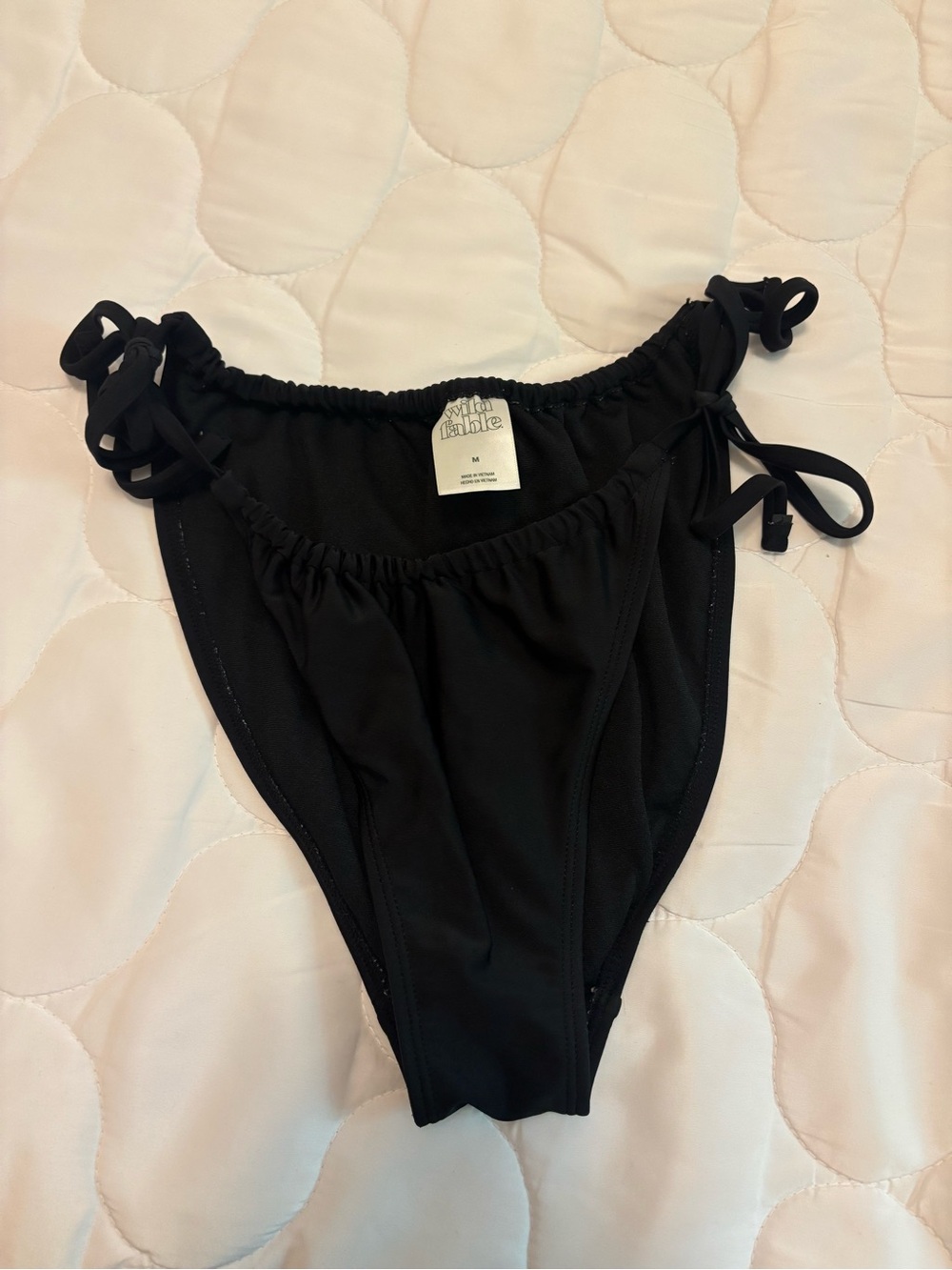 Wild Fable Black Tie-Side Bikini Bottoms